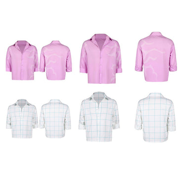 Kpop Demon Hunters Saja Boys Abby Jinu Saja Cosplay Costume Shirt Suit Becostume